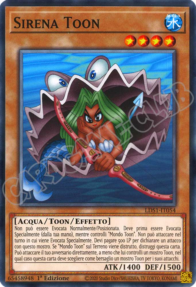 LDS1-IT054 Sirena Toon comune 1a Edizione (IT) -NEAR MINT-