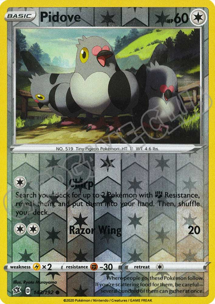 143 / 192 Pidove comune foil reverse (EN)