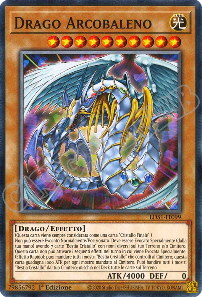 LDS1-IT099 Drago Arcobaleno comune 1a Edizione (IT) -NEAR MINT-