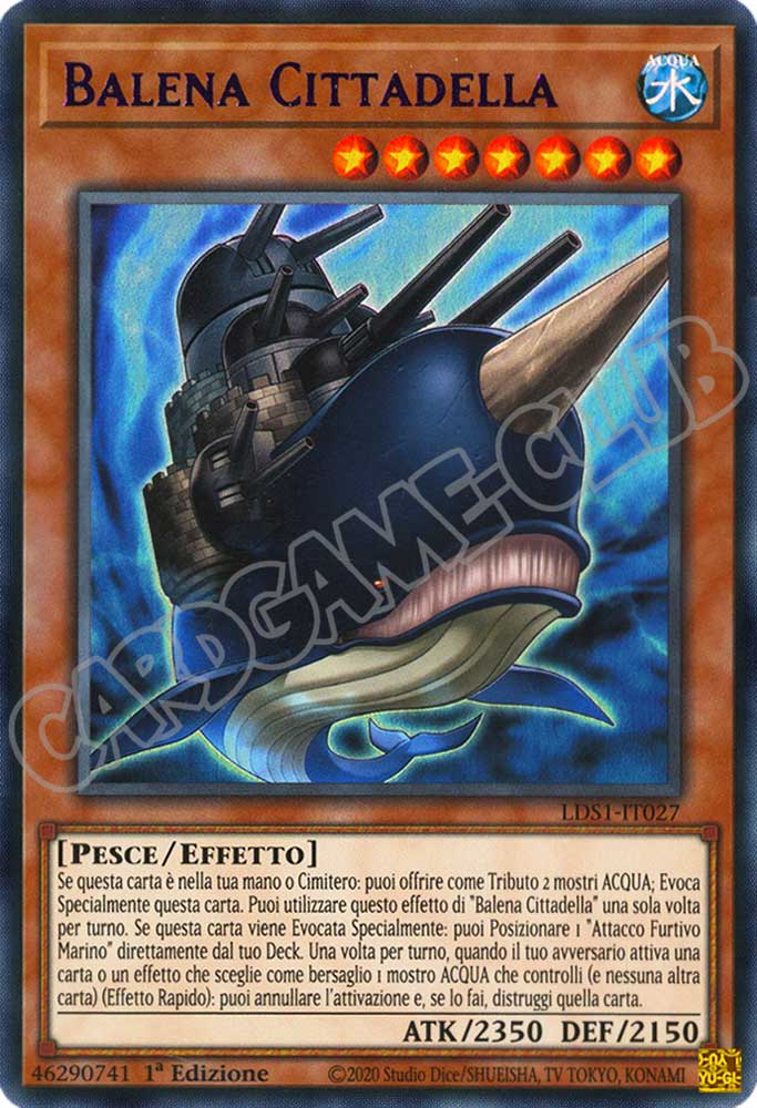 LDS1-IT027 Balena Cittadella (Nome Viola) ultra rara 1a Edizione (IT) -MINT-