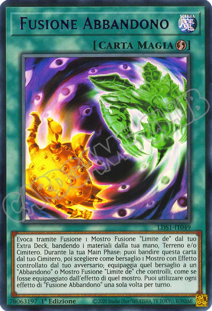LDS1-IT049 Fusione Abbandono (Nome Viola) ultra rara 1a Edizione (IT) -MINT-