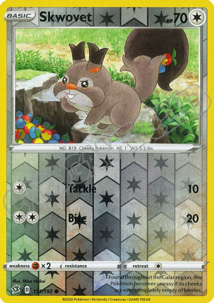 151 / 192 Skwovet comune foil reverse (EN)