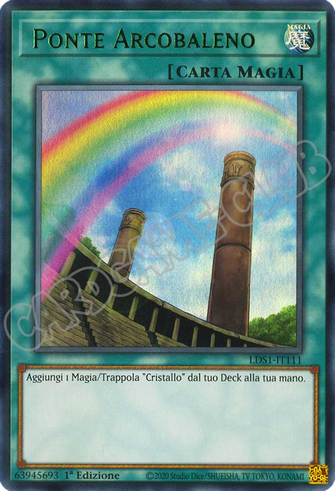 LDS1-IT111 Ponte Arcobaleno (Nome Verde) ultra rara 1a Edizione (IT) -MINT-