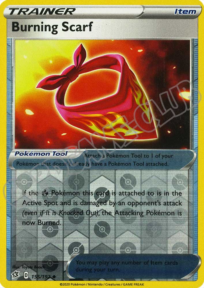 155 / 192 Burning Scarf non comune foil reverse (EN)