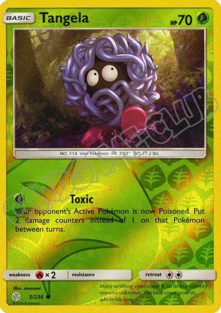005 / 236 Tangela comune foil reverse (EN) -NEAR MINT-