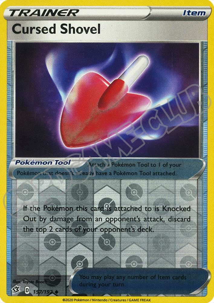 157 / 192 Cursed Shovel non comune foil reverse (EN)