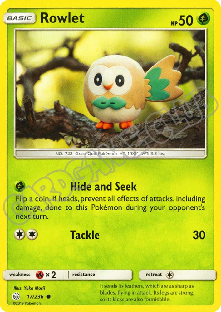 017 / 236 Rowlet comune normale (EN) -NEAR MINT-