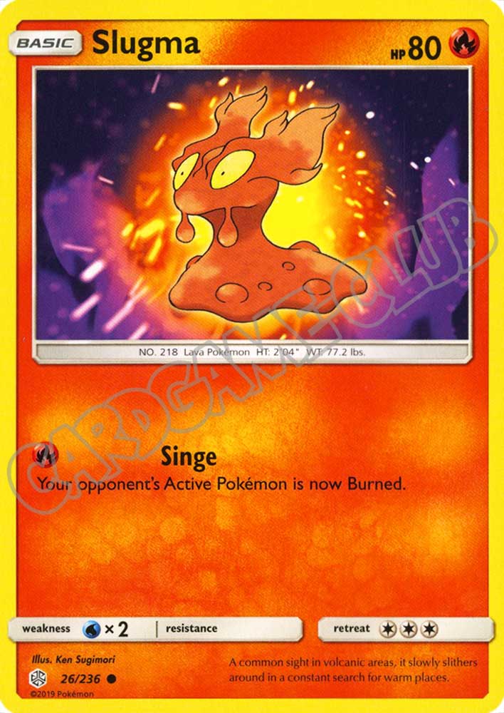 026 / 236 Slugma comune normale (EN) -NEAR MINT-