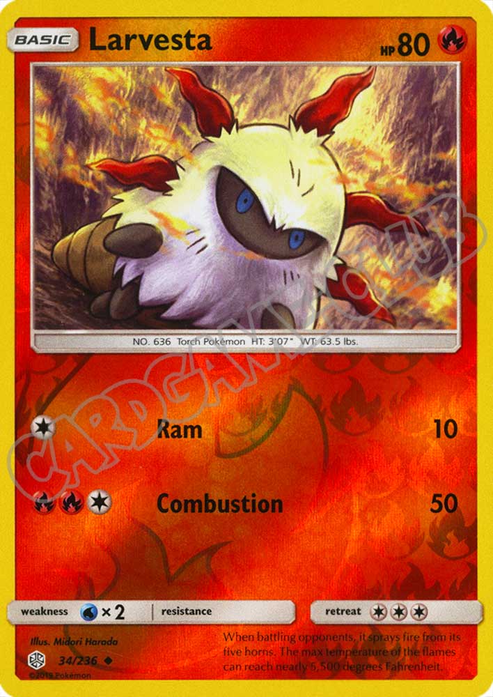 034 / 236 Larvesta non comune foil reverse (EN) -NEAR MINT-