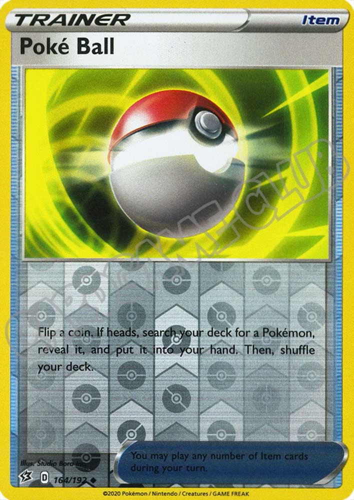 164 / 192 Poke' Ball non comune foil reverse (EN)