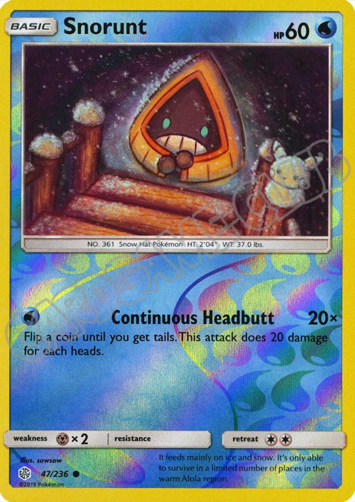 047 / 236 Snorunt comune foil reverse (EN) -NEAR MINT-