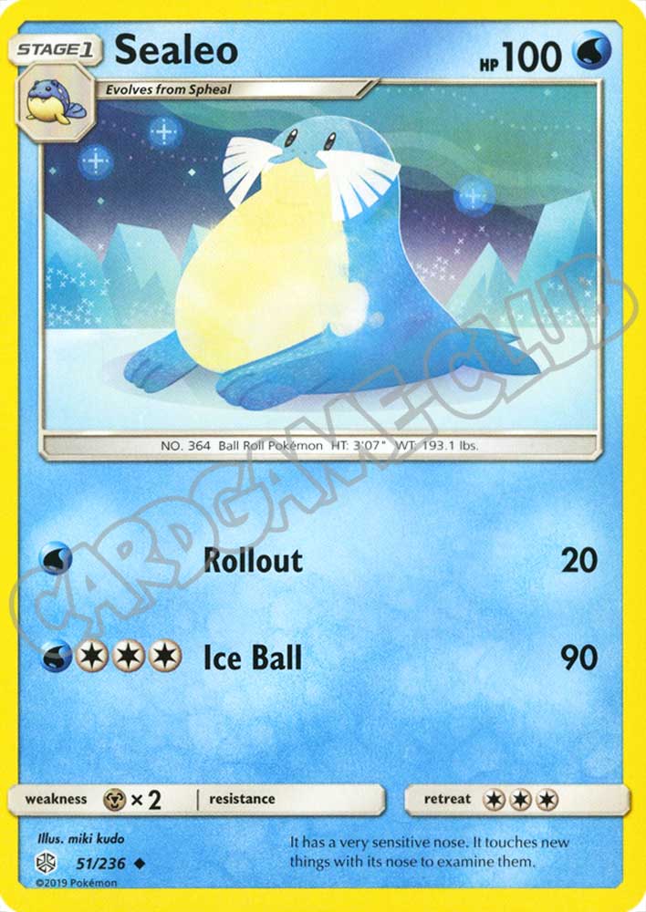 051 / 236 Sealeo non comune normale (EN) -NEAR MINT-