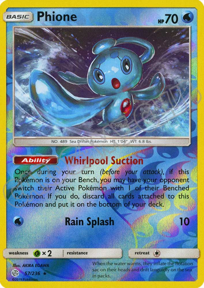 057 / 236 Phione rara foil reverse (EN) -NEAR MINT-
