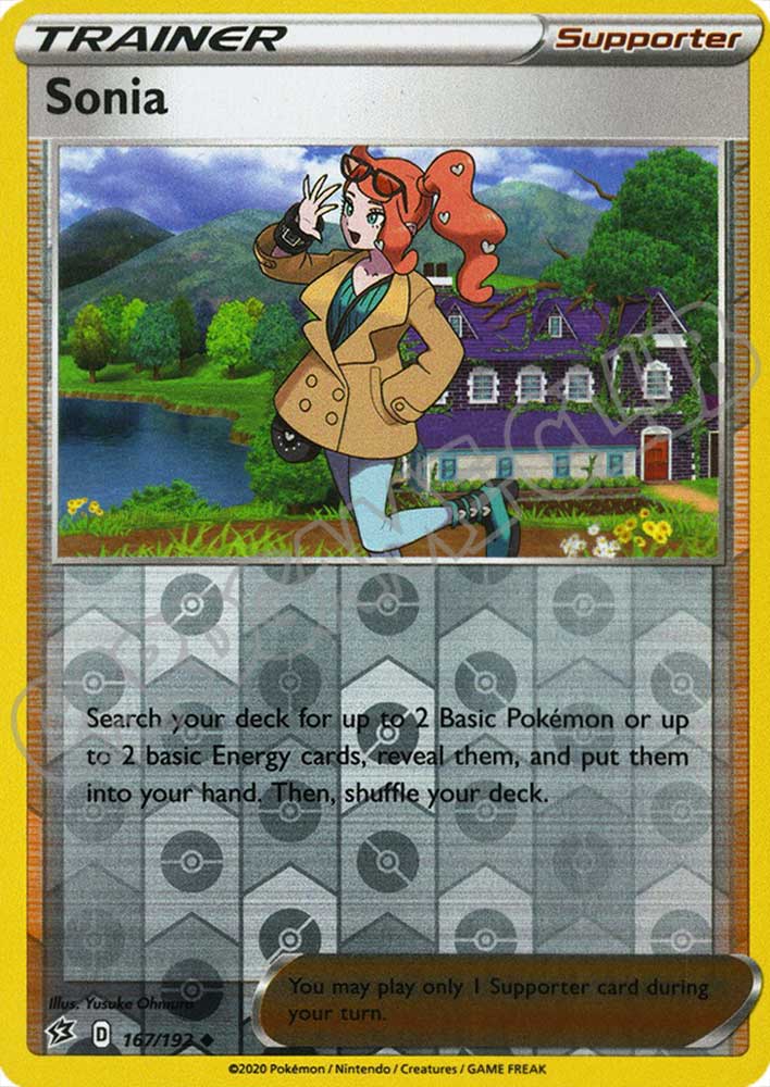 167 / 192 Sonia non comune foil reverse (EN)