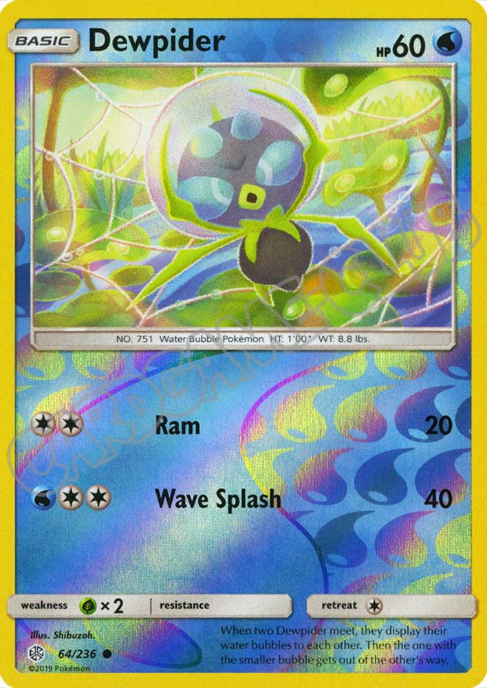 064 / 236 Dewpider comune foil reverse (EN) -NEAR MINT-