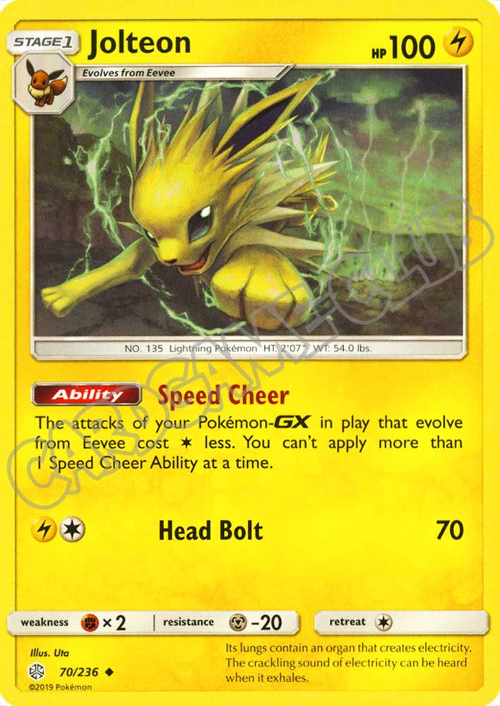 070 / 236 Jolteon non comune normale (EN) -NEAR MINT-