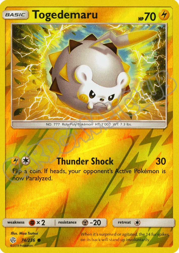 074 / 236 Togedemaru comune foil reverse (EN) -NEAR MINT-