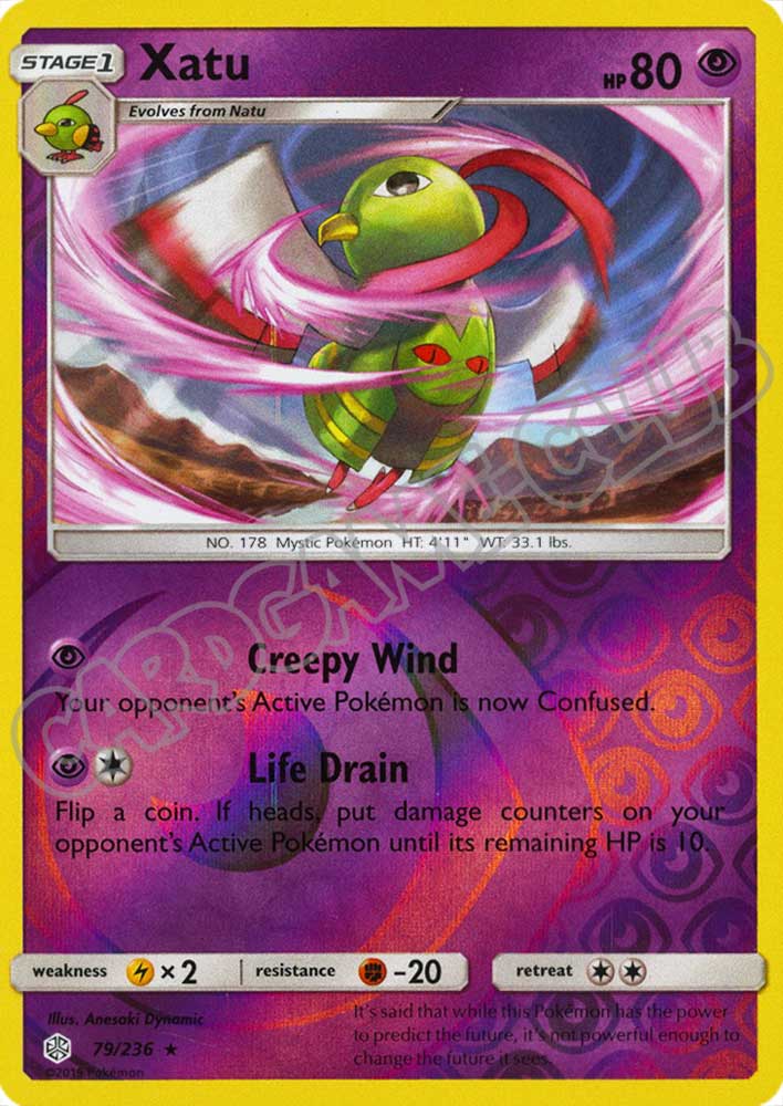 079 / 236 Xatu rara foil reverse (EN) -NEAR MINT-