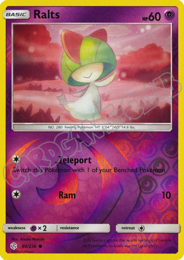 080 / 236 Ralts comune foil reverse (EN) -NEAR MINT-