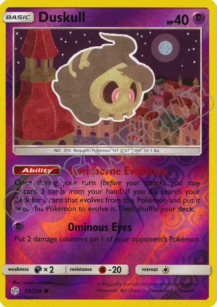 083 / 236 Duskull comune foil reverse (EN) -NEAR MINT-