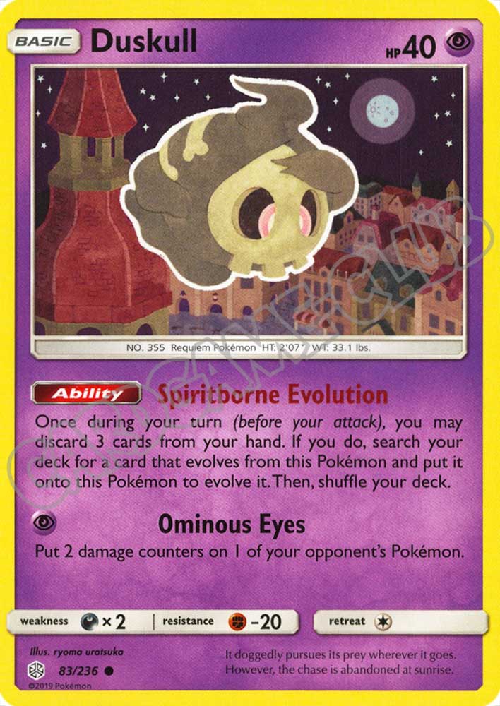 083 / 236 Duskull comune normale (EN) -NEAR MINT-