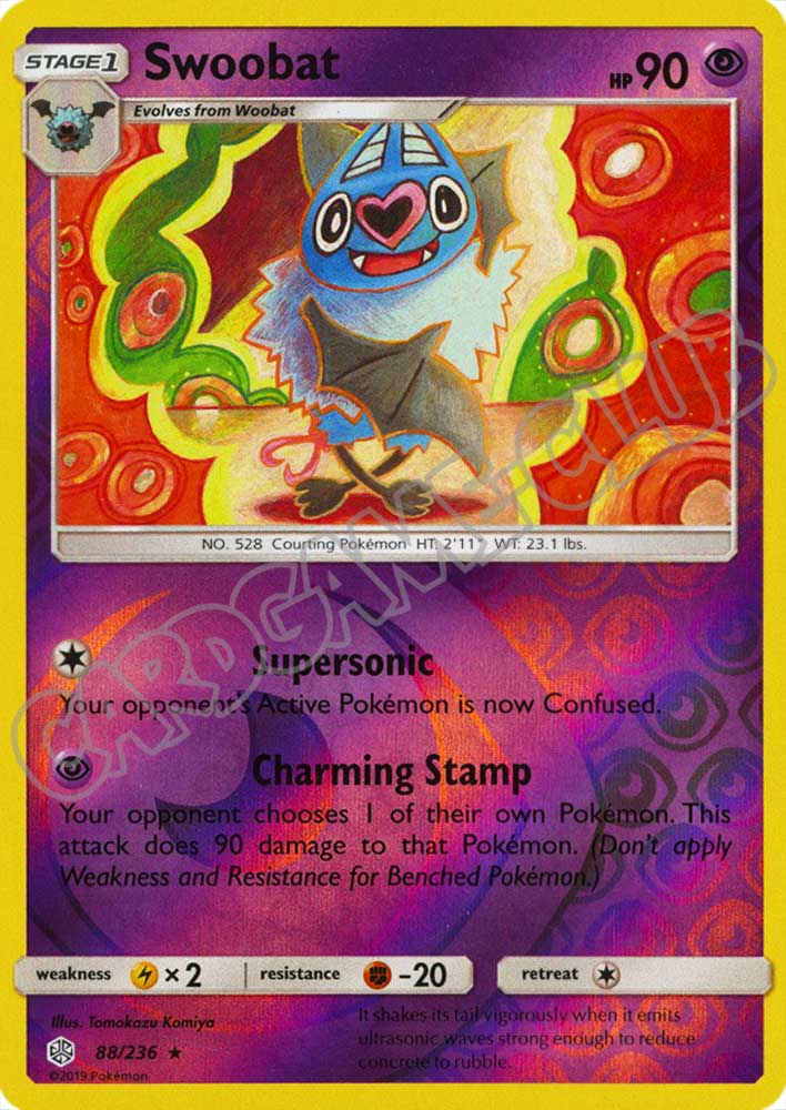 088 / 236 Swoobat rara foil reverse (EN) -NEAR MINT-