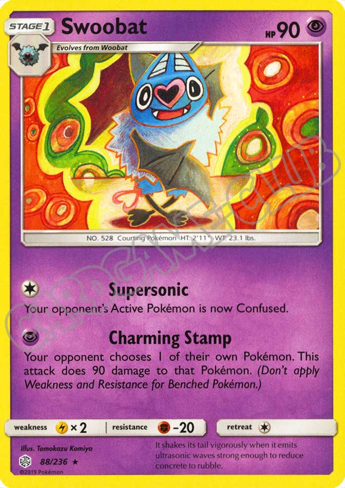 088 / 236 Swoobat rara normale (EN) -NEAR MINT-