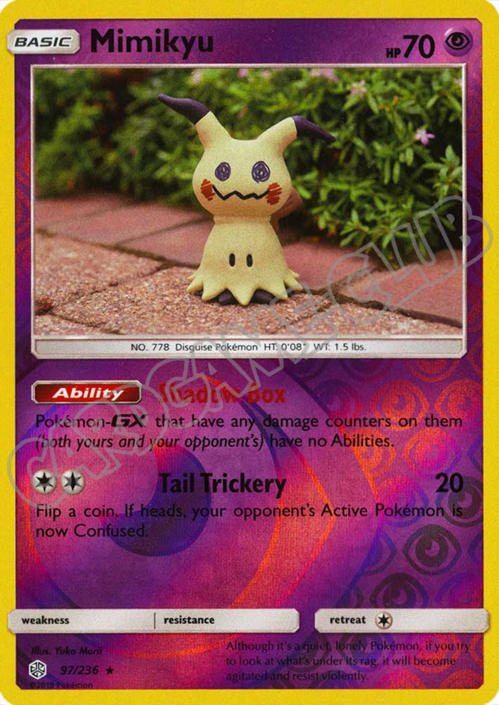 097 / 236 Mimikyu rara foil reverse (EN) -NEAR MINT-