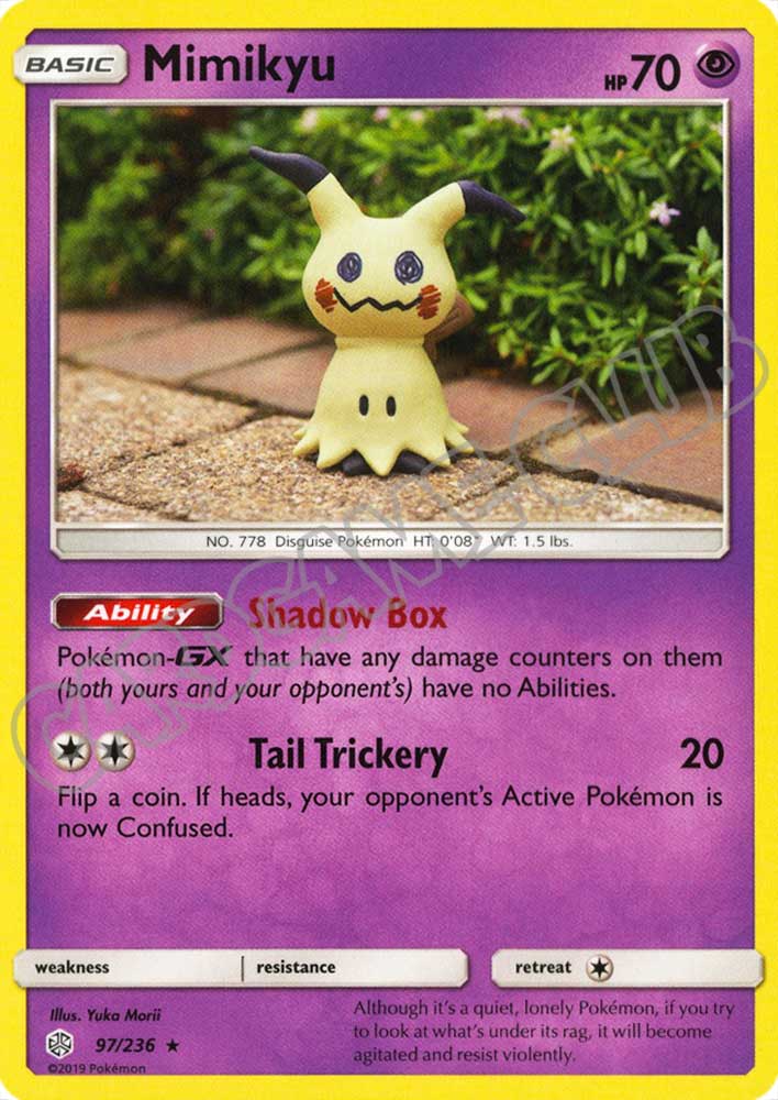 097 / 236 Mimikyu rara normale (EN) -NEAR MINT-