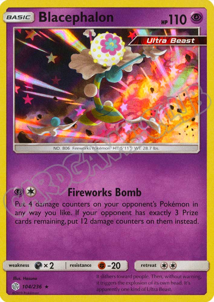 104 / 236 Blacephalon rara foil (EN) -NEAR MINT-