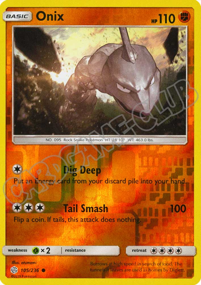 105 / 236 Onix comune foil reverse (EN) -NEAR MINT-