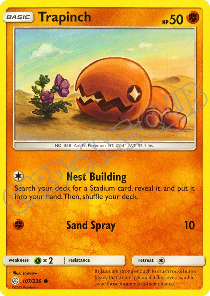 107 / 236 Trapinch comune normale (EN) -NEAR MINT-