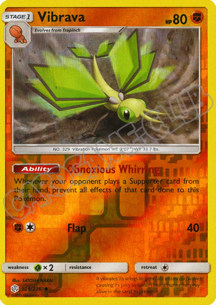 109 / 236 Vibrava non comune foil reverse (EN) -NEAR MINT-