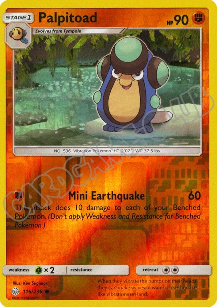 116 / 236 Palpitoad comune foil reverse (EN) -NEAR MINT-