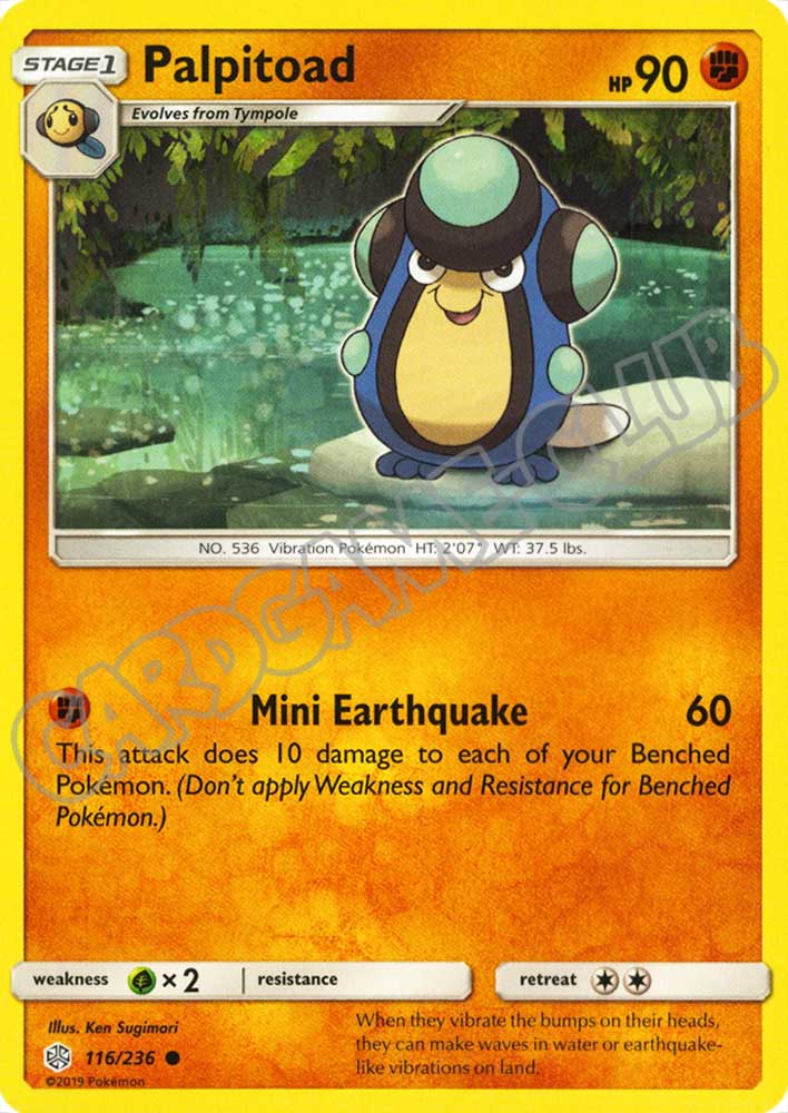 116 / 236 Palpitoad comune normale (EN) -NEAR MINT-