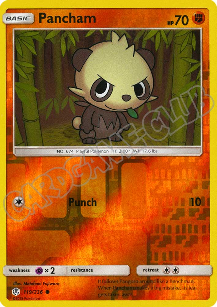 119 / 236 Pancham comune foil reverse (EN) -NEAR MINT-