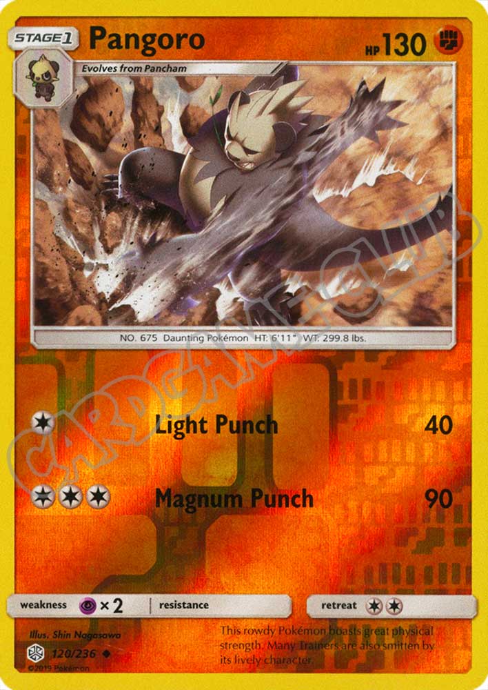 120 / 236 Pangoro non comune foil reverse (EN) -NEAR MINT-