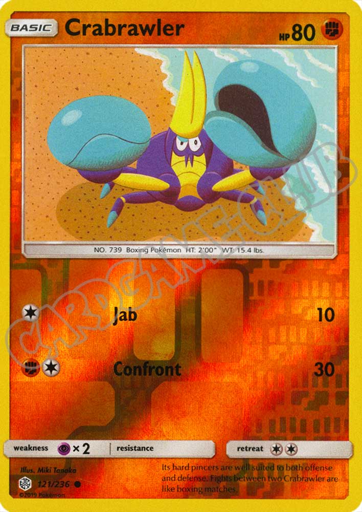 121 / 236 Crabrawler comune foil reverse (EN) -NEAR MINT-