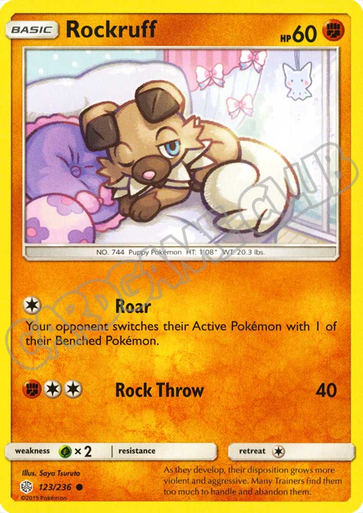 123 / 236 Rockruff comune normale (EN) -NEAR MINT-