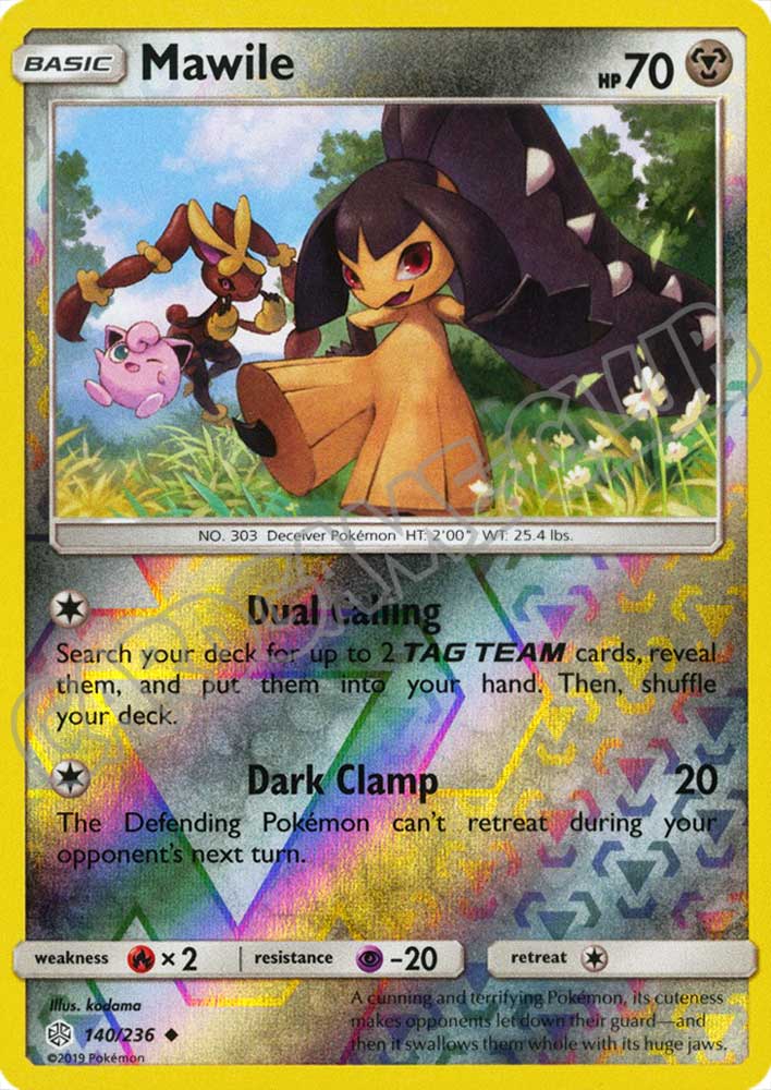 140 / 236 Mawile non comune foil reverse (EN) -NEAR MINT-