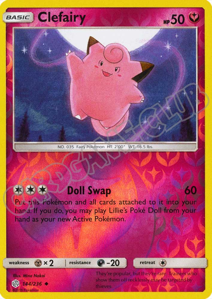 144 / 236 Clefairy non comune foil reverse (EN) -NEAR MINT-