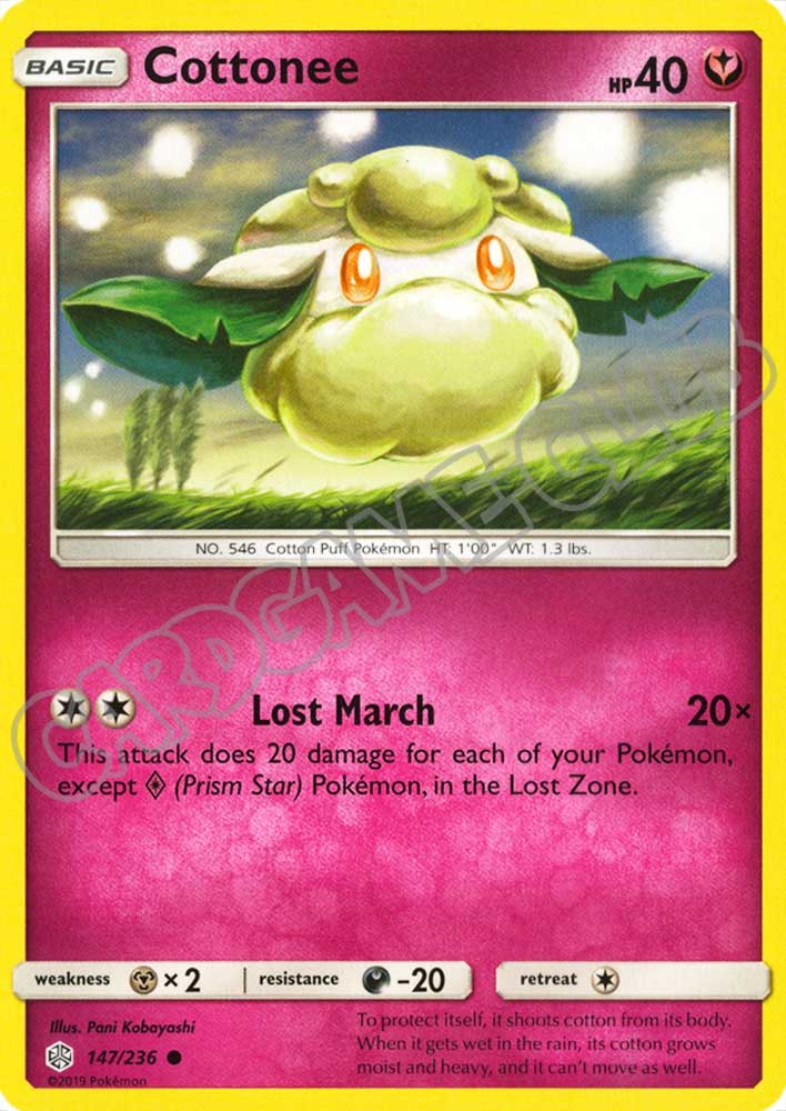 147 / 236 Cottonee comune normale (EN) -NEAR MINT-