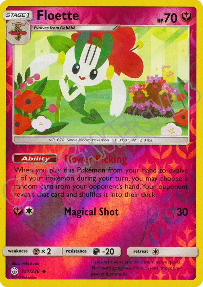 151 / 236 Floette non comune foil reverse (EN) -NEAR MINT-