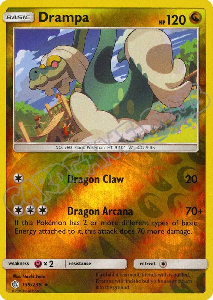 159 / 236 Drampa rara foil reverse (EN) -NEAR MINT-