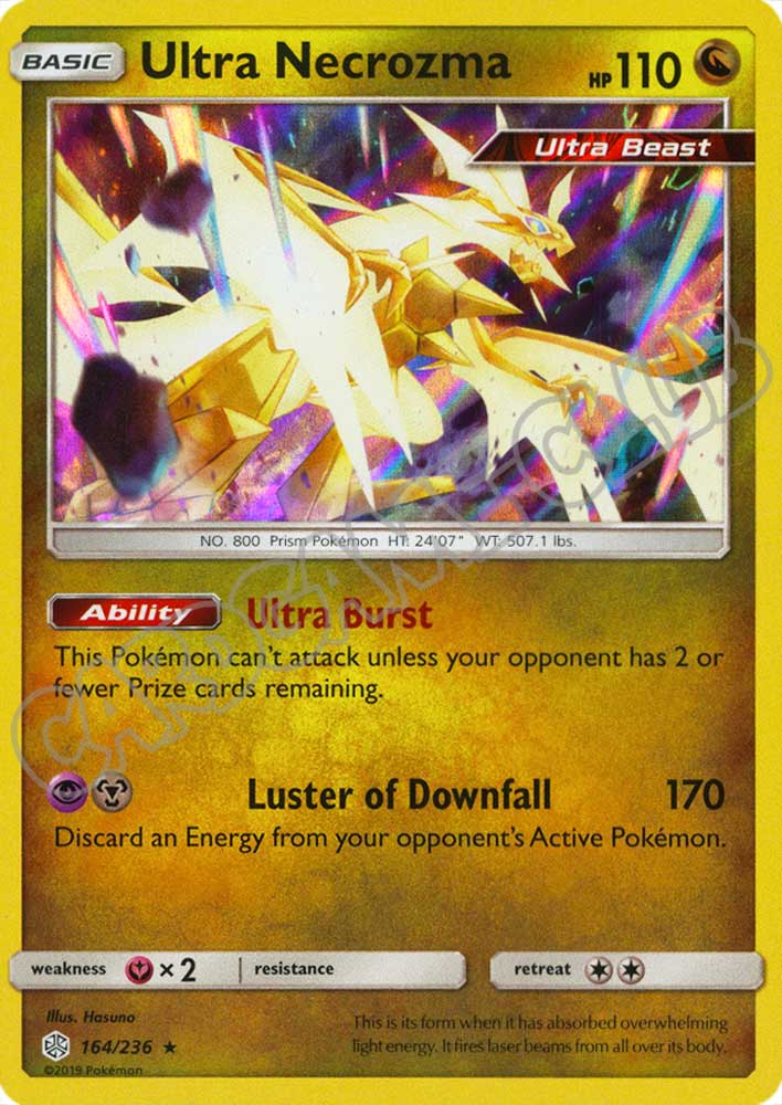 164 / 236 Ultra Necrozma rara foil (EN) -NEAR MINT-