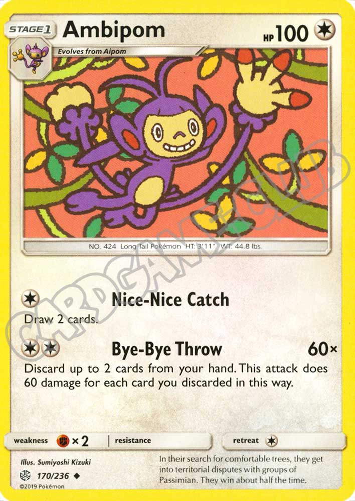 170 / 236 Ambipom non comune normale (EN) -NEAR MINT-