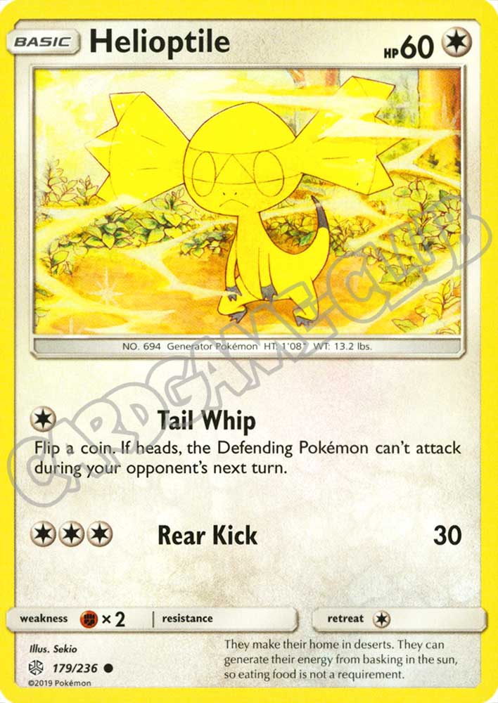 179 / 236 Helioptile comune normale (EN) -NEAR MINT-