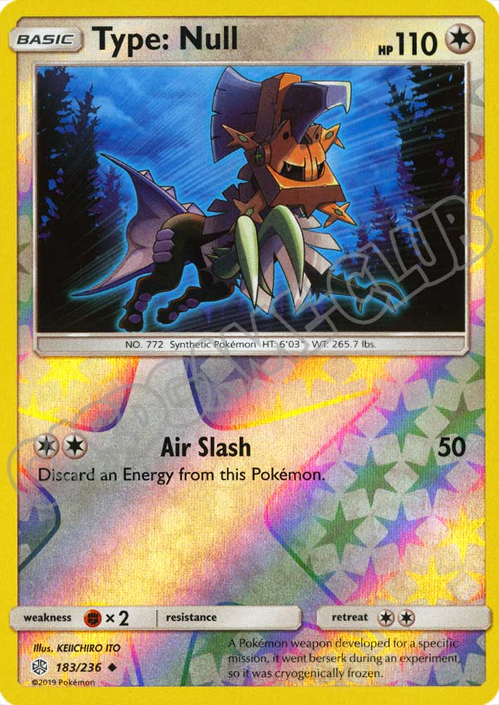 183 / 236 Type: Null non comune foil reverse (EN) -NEAR MINT-