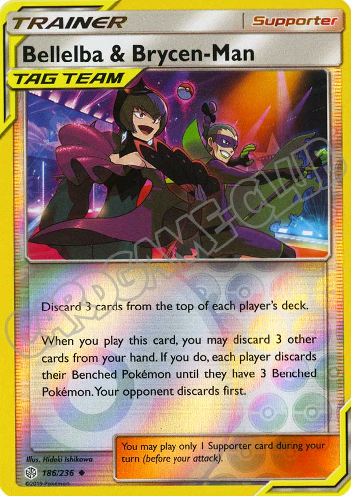 186 / 236 Bellelba & Brycen-Man non comune foil reverse (EN) -NEAR MINT-