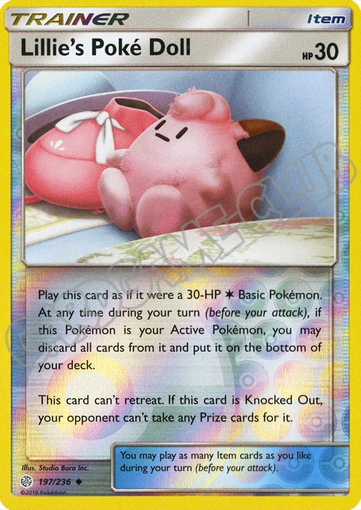 197 / 236 Lillie's Clefairy Doll non comune foil reverse (EN) -NEAR MINT-